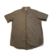 Columbia Short Sleeve Button Up Shirt Mens Medium Regular Fit Lightweigh... - $9.75