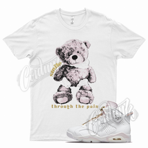 White SMILE T Shirt for Air J1 6 Barely Rose Gold Hoops Six - £20.49 GBP+