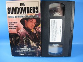 The Sundowners VHS Tape 60s Western Drama Robert Mitchum 1960 EP - £5.30 GBP