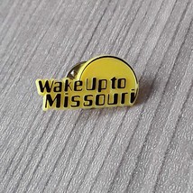 Missouri State Gold Souvenir Lapel Pin - Wake Up To Missouri - $5.89