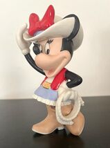 Lenox Disney Rodeo Minnie Mouse Figurine Western Cowgirl w/Lasso 4.5" Ne... - $44.45