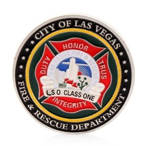 Las Vegas Fire Department LVFD Challenge Coin - $9.47 CAD