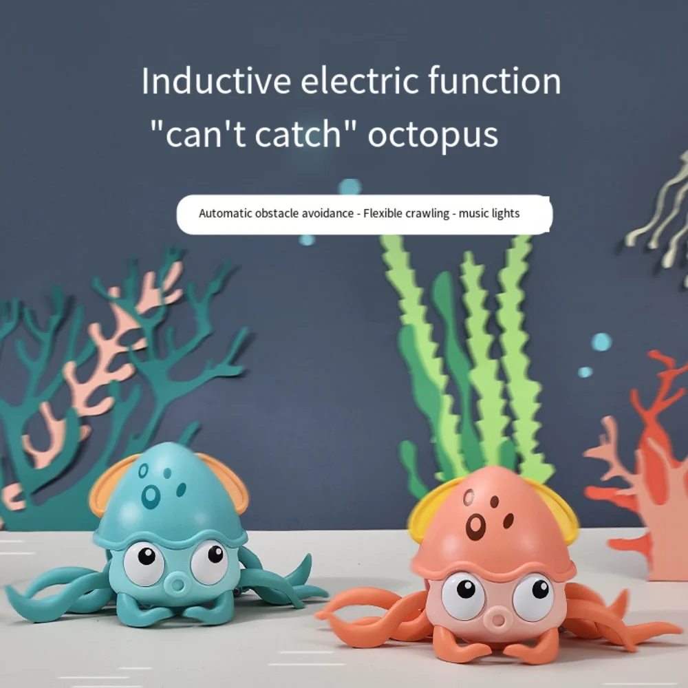Toy electric sea animals with light and music automatically avoid obstacles interactive thumb200