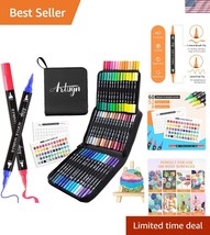 Creative 60-Color Acrylic Paint Pens Set in Portable Case, Perfect for A... - $37.00