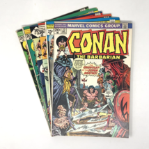 Lot of Conan The Barbarian Issues 32, 33, 37, 53, 72, 76 Keys Marvel Comics - £28.74 GBP