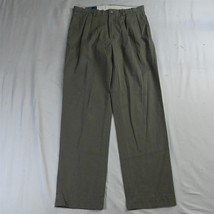 Polo Ralph Lauren 32 x 32 Green Pleated Andrew Mens Chino Pants - £22.42 GBP