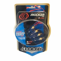 Kicker S-Series Signal Cable S122 2Channel 2Meters 6.6feet New NIB Power... - $18.95