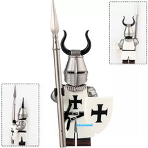 Teutonic Knight Castle Kingdoms Medieval Lego Compatible Minifigure Bric... - £2.75 GBP