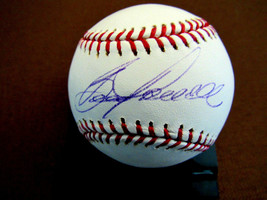 Boog Powell Al Mvp Baltimore Orioles ALL-STAR Signed Auto Oml Baseball Jsa - £76.44 GBP