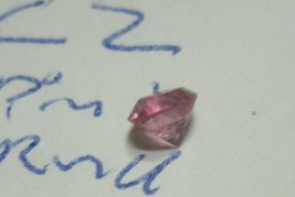 CUBIC ZIRCONIA PINK 4.5x 2.7  MM ROUND LOOSE STONE  - $5.00