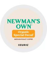 NEWMAN'S OWN ORGANIC SPECIAL DECAF COFFEE KCUPS 10CT - $9.99
