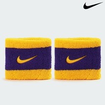 Nike Swoosh Wristband S Tennis Racket Sports Wrist Band 2pcs NWT PAC277-730 - $27.81