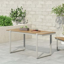 Silver &amp; Natural Wood Dining Tables - £352.78 GBP