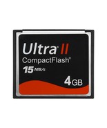 4 Gb Ultra Ii Compact Flash Memory Card 15Mb/S (Sdcfh-004G-A11) 4Gb Slr ... - £26.74 GBP