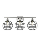 Bath Vanity Light Lake Placid 8&quot; Brushed Satin Nickel Ballston 516-3W-SN... - $7,117.47 MXN
