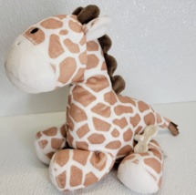 Carters Brown Tan White Giraffe Baby Musical Wind Up Plush Toy Brahms Lullaby - £12.61 GBP