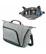 Messenger Camera Bag w/ Customizable Dividers and Weather Resistant Bottom - £31.47 GBP