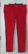 Tinseltown Skinny Leg RED w/Sparkles Corduroy Pant Women&#39;s JR. Sz 15 NWT - $17.19