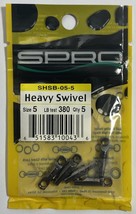 SPRO Heavy Swivel Size 5 Package of 5 380Lb Test - £8.59 GBP