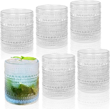 Vintage Hobnail Drinking Glasses Set of 6, 10 Oz, Cocktail Glasses Jupiter Glass - £23.42 GBP