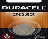 Duracell Duralock DL 2032 225mAh 3V Lithium Coin Cell Battery [Set of 6]... - $12.28