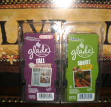 Glade Wax Melts FALL ANTIQUING AND SUNSET WALK =  6 in each 12 Total Tar... - $19.57