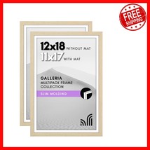 Classic Natural Oak Picture Frame Set - Polished Plexiglass and Durability - $927.55 MXN