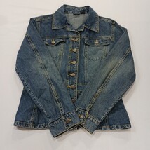 North Crest RN#56952 Women's Blue Full Button Denim Jacket Pockets Size S (6-8) image 15