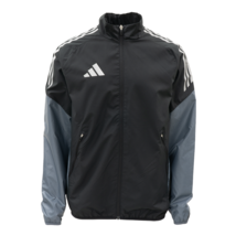 Adidas Windbreaker Jacket Men&#39;s Football Sports Training Top AsiaFit NWT... - $70.46