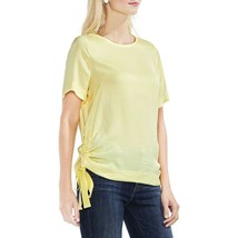 NWT Women Size Medium Nordstrom Vince Camuto Side Drawstring Rumple Blouse Top - £23.55 GBP