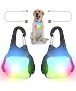 Dog Lights for Night Walking – Color Changing Dog Collar Light, 4 Modes ... - £15.43 GBP