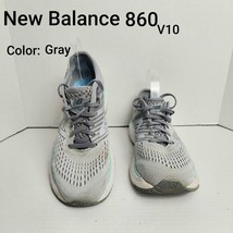 Women&#39;s New Balance 860 v10 Running Shoes Sneakers Size 8 US/39 EU Gray Teal - £17.28 GBP