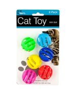 Balls with Bell Cat Toy (set of 6) - €7,05 EUR