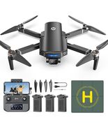 Holy Stone HS360STB Foldable GPS Drone 4K UHD Camera Long Range 3 Batter... - $326.35