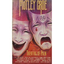 Mötley Crüe Theatre Of Pain Cassette Tape 1985 Album Motley Crue Home Sweet Home - £9.38 GBP