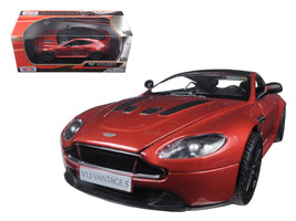 Aston Martin Vantage S V12 Red 1/24 Diecast Car Motormax - £29.02 GBP