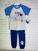 Blue&#39;s Clues and You Blue Short Sleeve T-Shirt Top Pants Outfit Set Kids... - £17.40 GBP