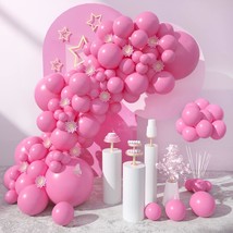 Pink Party Latex Balloons - 100 Pcs 5/10/12/18 Inch Balloons Helium Quality Late - £14.46 GBP