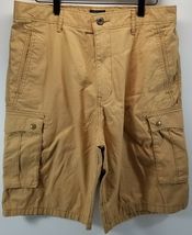 D) Levi's Men's Snap Cargo Short Relaxed Fit Size 32 Harvest Gold - $11.87