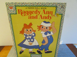 Vtg 1980 Whitman #1987-32 Raggedy Ann And Andy Paper Doll Cuts - £11.86 GBP
