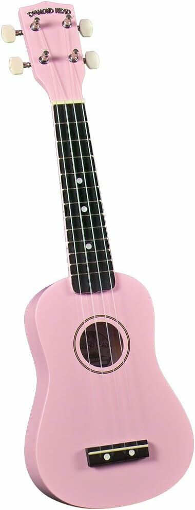 Diamond Head Du-110 Rainbow Soprano Ukulele - Pink - $58.96