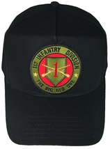 1ST Infantry Division HAT - Black - Veteran Owned Business - £13.18 GBP
