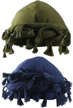 2 Pk Turban Head Wraps for Men Satin Lined Turban for Women - Twist Durag - £18.50 GBP