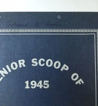 Ross High School Senior Scoop of 1945 Book Butler County Ohio Graduates ... - £47.44 GBP