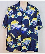 Vintage Styled In California Aloha Camp Shirt Size X-Large XL Super Ligh... - $32.62