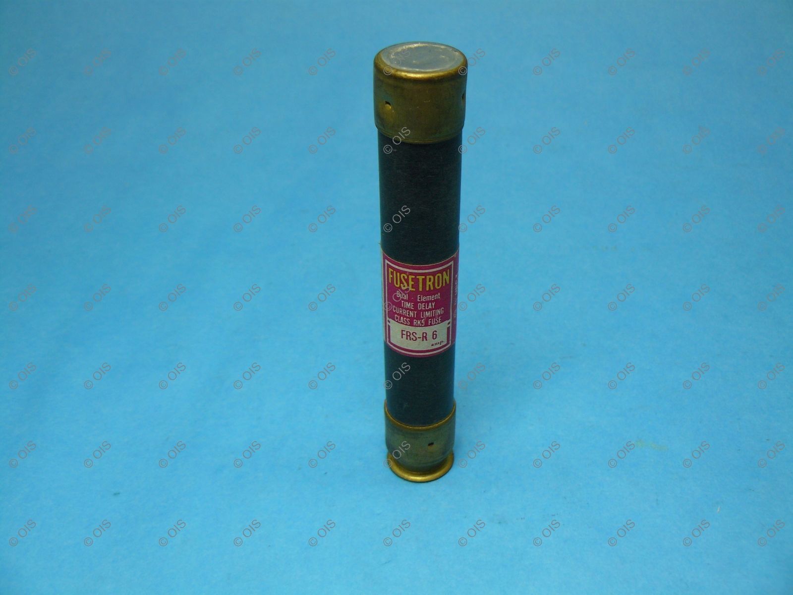 Bussmann FRS-R-6 Time-delay Fuse Class RK5 6 Amps 600 VAC/300 VDC Tested - $2.49