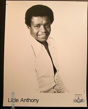 LITTLE ANTHONY: ( ORIGINAL VINTAGE RECORD PROMO PHOTO) CLASSIC - $98.99