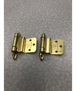 Amerock BP7928-3 Self-Closing Face Mount Hinge with 3/8&quot; Inset Brass Kg W1 - $8.90