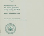 Bedrock Geology of the Monroe Quadrangle, Orange County, New York - £19.39 GBP