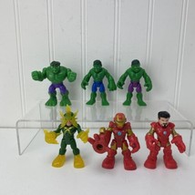 Iron Man, The Incredible Hulk, Electro Marvel Super Hero Adventures Playskool - £7.80 GBP
